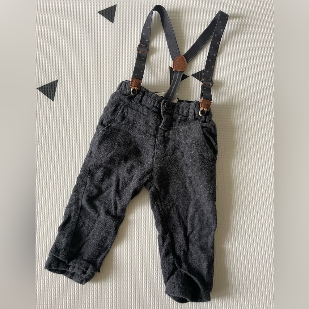 Zara Baby Boy Collection Suspender Trousers